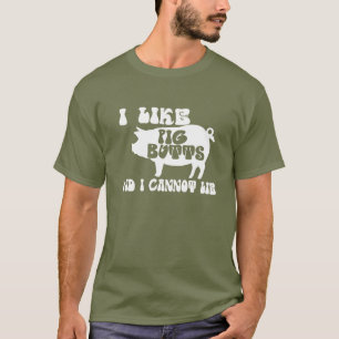 T-shirt J'Aime Les Boutons De Cochon Et Je Ne Peux Pas Men