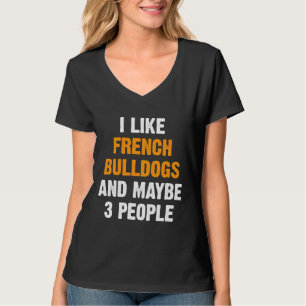 T-shirt J'Aime Les Bulldogs Français Propriétaire Français