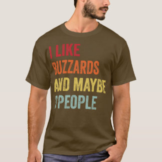 T-shirt J'Aime Les Buzzards Peut-Être 3 Personnes