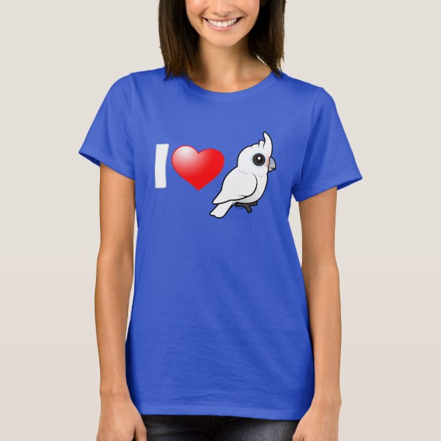 T-shirt J'aime les cacatoès de Goffin (Devant)