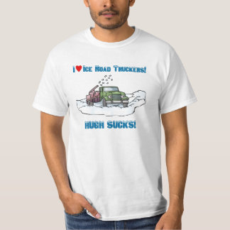 T-shirt J'Aime Les Camionneurs De Route De Glace Hugh Sucr
