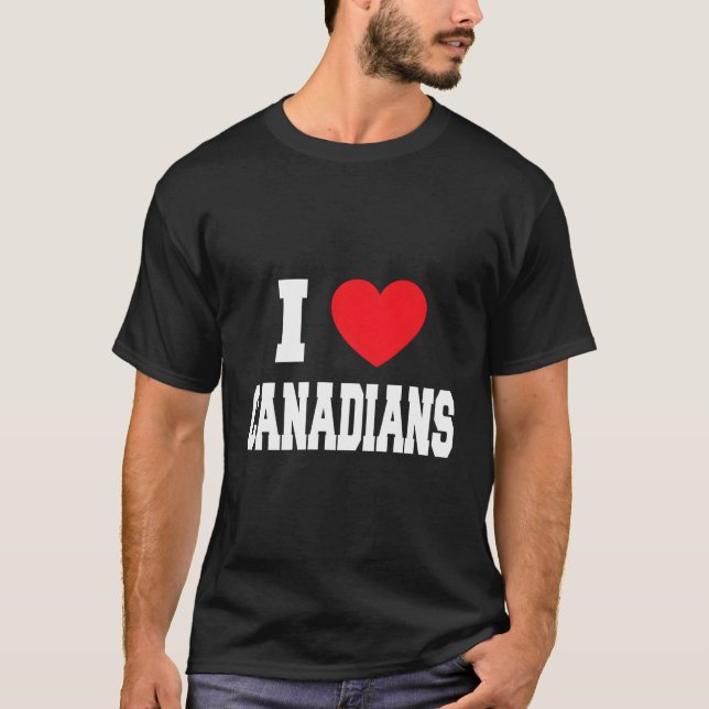 T-shirt J'aime les Canadiens (Devant)