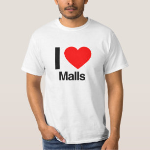 T-shirt j'aime les centres commerciaux