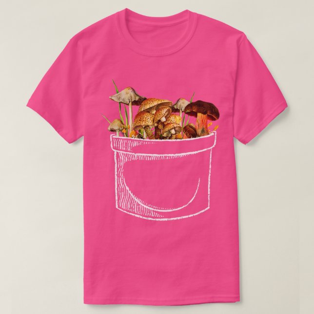 T-shirt J'aime les champignons dans ma poche par Tobe Fons (Design devant)