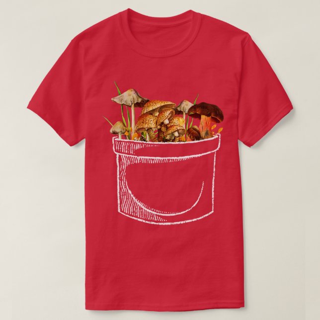 T-shirt J'aime les champignons dans ma poche par Tobe Fons (Design devant)