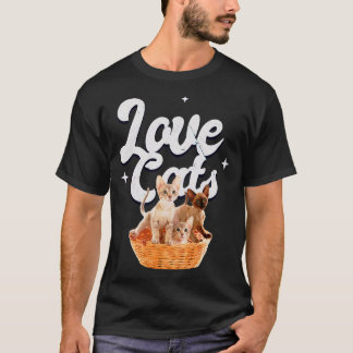 T-SHIRT J'AIME LES CHATS