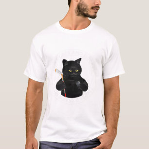 T-shirt J'aime les chats et le hockey et peut-être 3 perso