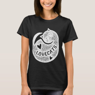 T-shirt J'aime les chats félins