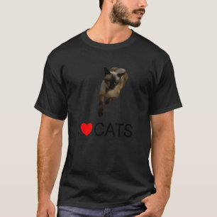 T-shirt J'Aime Les Chats J'Aime Les Chats Pour Les Chats