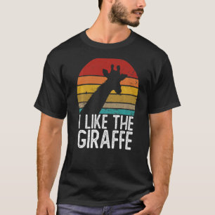 T-shirt J'Aime Les Chemises Giraffes Retro Vintage 80s les