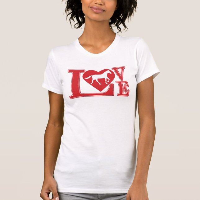 T-shirt J'aime les chevaux (Devant)