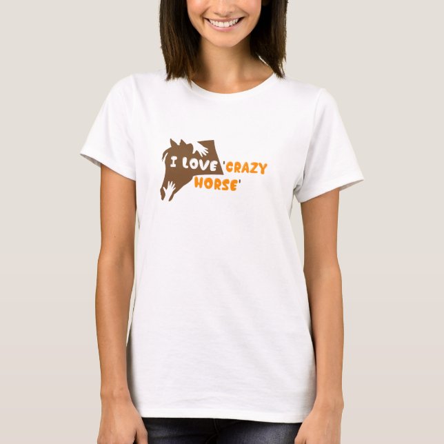 T-shirt j'aime les chevaux fous (Devant)