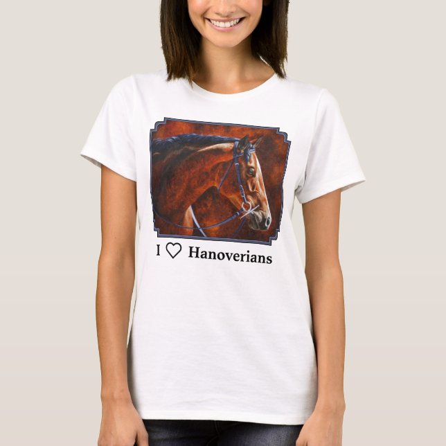 T-shirt J'Aime Les Chevaux Hanovre (Devant)