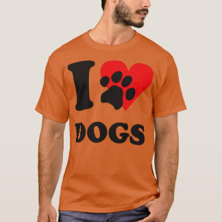 T-shirt J'aime les chiens
