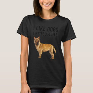 T-shirt J'Aime Les Chiens De Cairn Terrier Et Peut-Être 3 