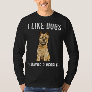 T-shirt J'Aime Les Chiens De Cairn Terrier Et Peut-Être 3 