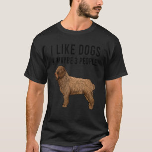 T-shirt J'Aime Les Chiens Espagnols Et Peut-Être 3 Personn