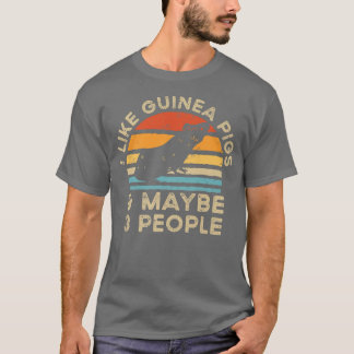 T-shirt J'Aime Les Cochons De Guinée Et Peut-Être 3 Person