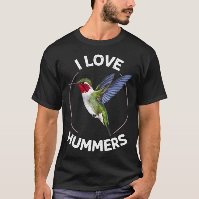 T-shirt J'aime les colibris (Devant)
