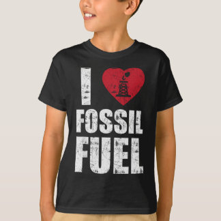 T-shirt J'aime les combustibles fossiles