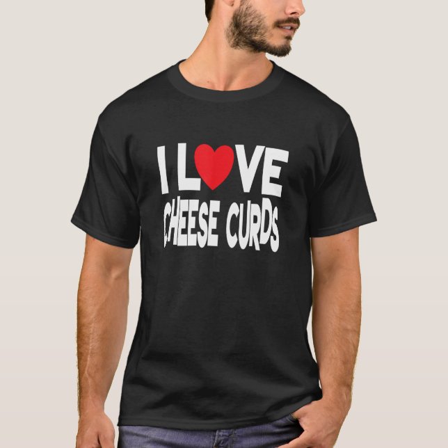 T-shirt J'Aime Les Courbes De Fromage (Devant)