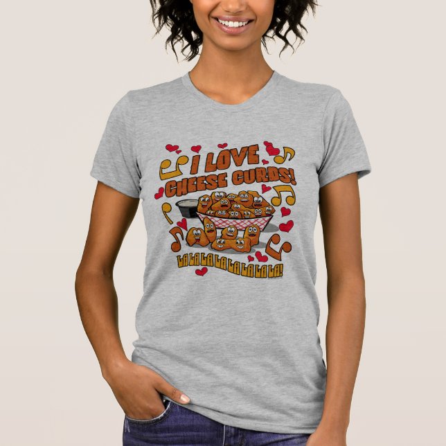 T-shirt J'Aime Les Courbes De Fromage ! (Devant)