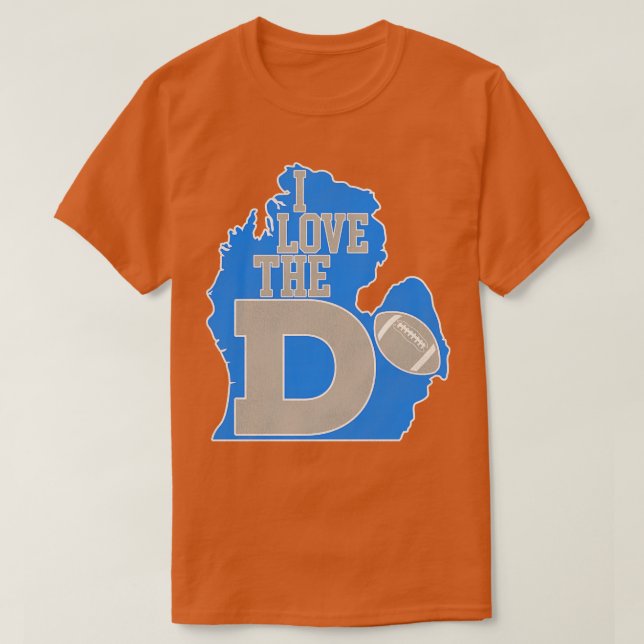 T-shirt J'aime les D Lions (Design devant)