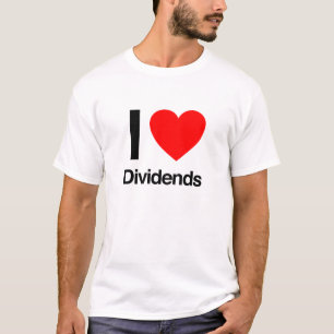 T-shirt j'aime les dividendes