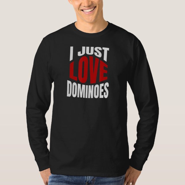 T-shirt J'Aime Les Dominos (Devant)