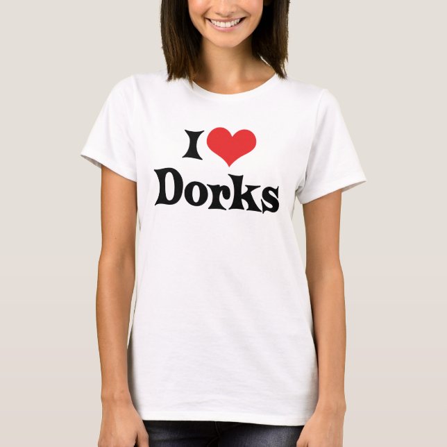 T-shirt J'Aime Les Dorks (Devant)