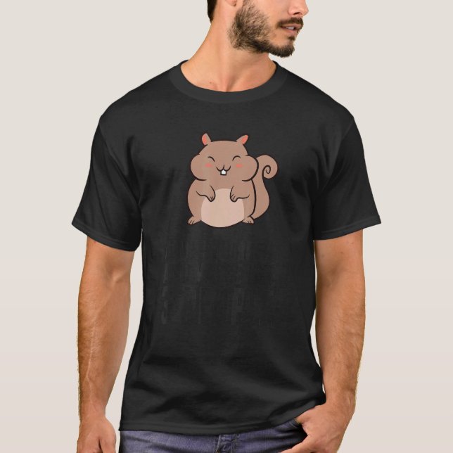 T-shirt J'Aime Les Écureuils Et Peut-Être 3 Personnes (Devant)