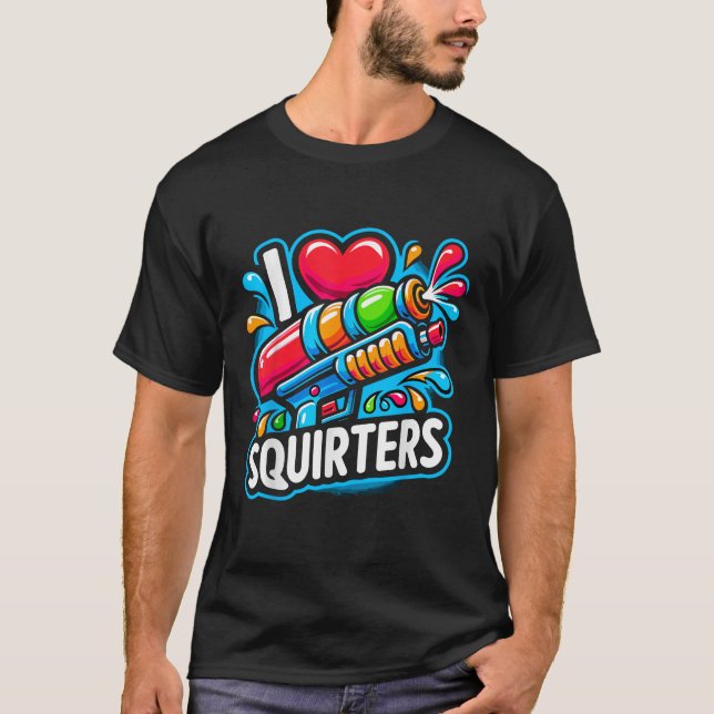 T-shirt J'aime les écureuils été (Devant)
