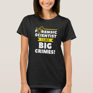 T-shirt J'aime les empreintes digitales des grands crimes