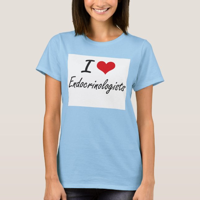 T-shirt J'aime les enddocrinologues (Devant)