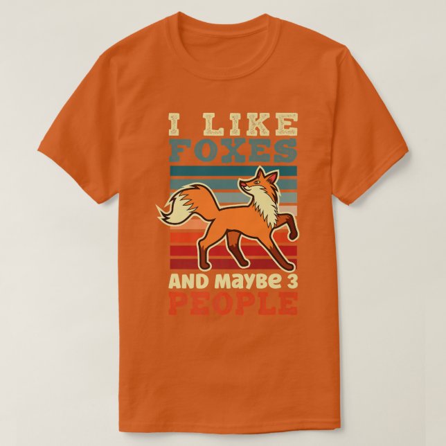 T-shirt J'aime les ennemis et peut-être 3 personnes animal (Design devant)