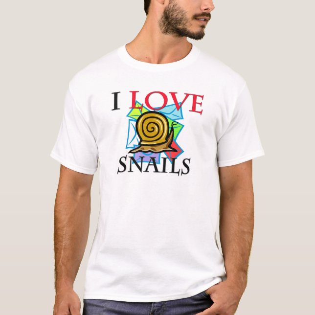 T-shirt J'aime les escargots (Devant)