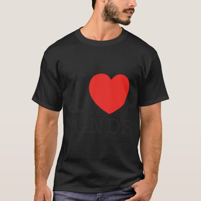 T-shirt J'aime les étangs (Devant)