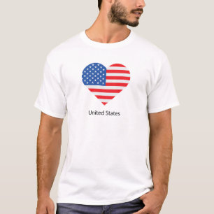T-shirt J'aime les États-Unis