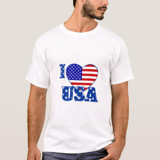 T-shirt J'aime les Etats-Unis