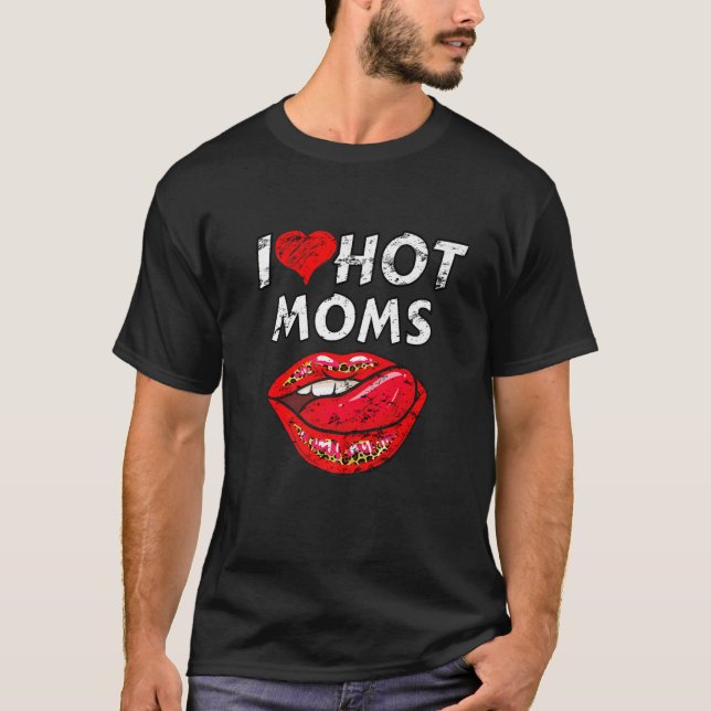 T-shirt J'Aime Les FEMMES CHAUDES T Funny Red Heart Love M (Devant)