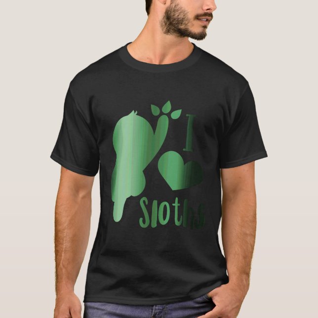 T-shirt J'aime les fentes Rainbows (Devant)