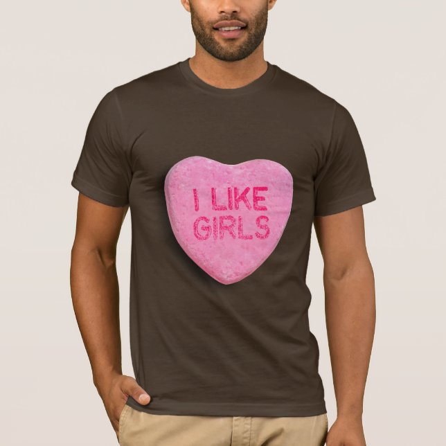 T-shirt J'aime les filles (Devant)