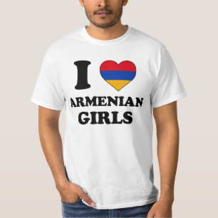 T-shirt J'aime les filles arméniennes