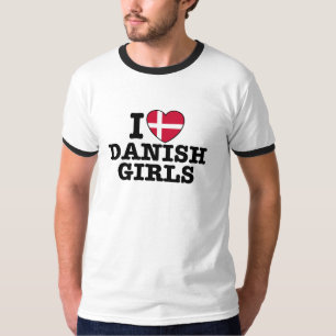 T-shirt J'aime les filles danoises