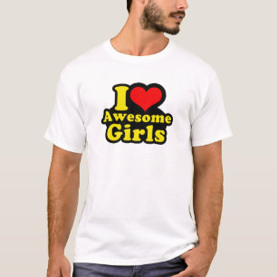 T-shirt J'aime les filles impressionnantes