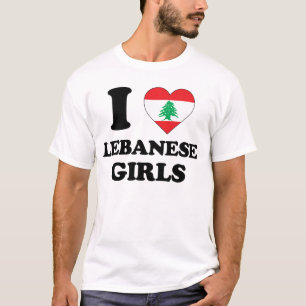 T-shirt J'aime les filles libanaises