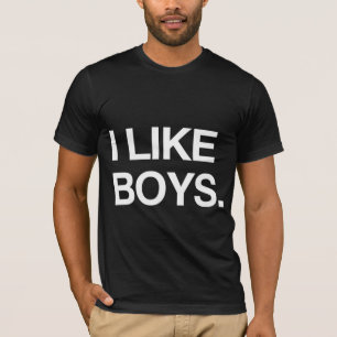 T-SHIRT J'AIME LES GARÇONS