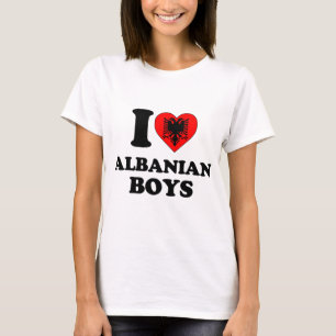 T-shirt J'aime les garçons albanais