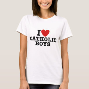 T-shirt J'aime les garçons catholiques