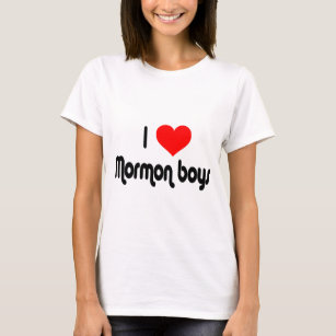 T-shirt J'aime les garçons mormons